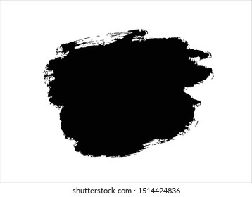 black ink splashes background vector