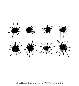 Salpicaduras de tinta negra. Salpicaduras de grunge. Antecedentes Abstractas. Anuncios de texto Grunge