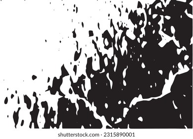 black ink splashes on white background , grunge texture , black and white texture for background