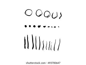 black ink splat isolated on white background