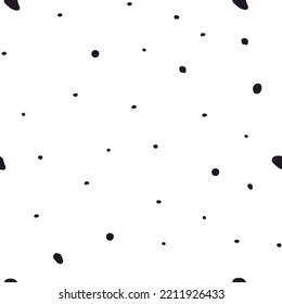 Black Ink Splat Seamless Background