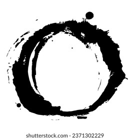 black ink splat ink vector
