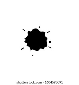 Black Ink Splatter Background vector eps 10