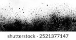 black ink splatter on white abstract grey and white dark paint splatter grunge black powder explosion.	