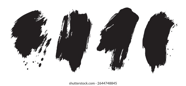 Black Ink Splatter Textures Free Download.