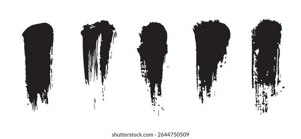 Texturas De Salpicaduras De Tinta Negra Fondos De Alta Resolución.