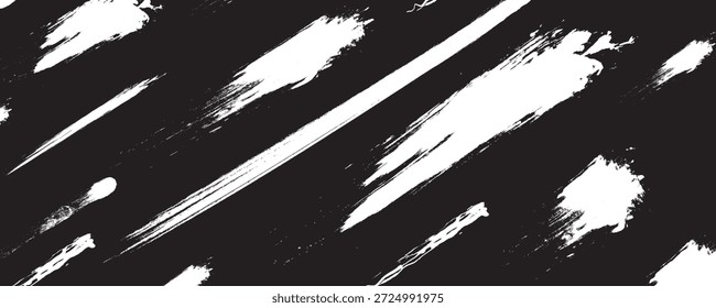 Vector de salpicadura de tinta negra, juego de Elementos de salpicadura de grunge. Eps10