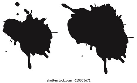 Black Ink Stains
