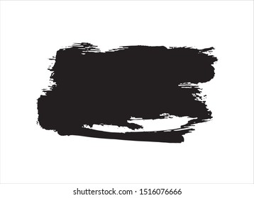 black ink stroke background vector