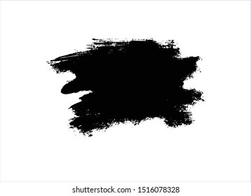 black ink stroke background vector