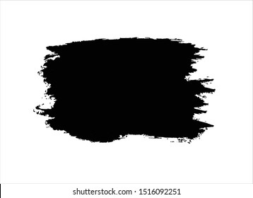 black ink stroke background vector