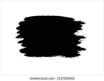 black ink stroke background vector