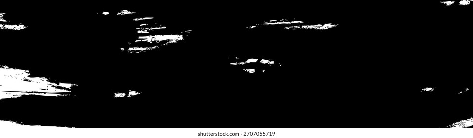 Textura de trazo de tinta negra con patrones de pincel áspero y afligido. Perfecto para fondos grunge, Anuncio, superposiciones, arte abstracto y Elementos de Diseño gráfico.