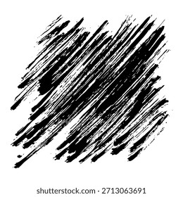 Trazos de tinta negra y blobs para crear un fondo de estilo grunge