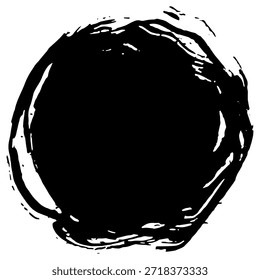 Trazos de tinta negra y blobs para crear Elementos atrevidos para el trabajo temático del grunge