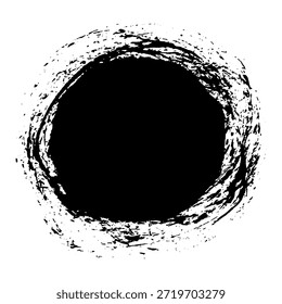 Trazos de tinta negra para crear Elementos de diseño atrevidos adecuados para cualquier fondo