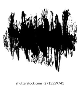 Trazos de tinta negra adecuados para fondos de texto