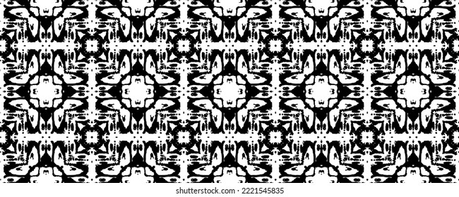 Black Ink Texture. Doodle Line Design. Ink Design Pattern. Line Elegant Print. Abstract Batik Drawing. Doodle Geometric Drawn. Paper Pen Background. Vector Rough Drawing. Cotton Template Drawn