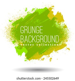 Black ink vector stains