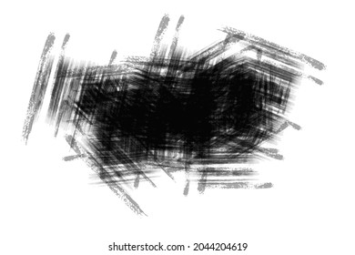 Black ink watercolor background in vector quality.
