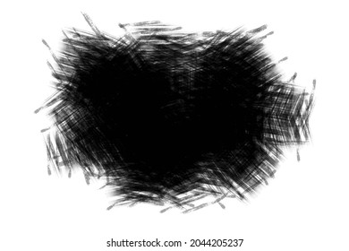 Black ink watercolor background in vector quality.
