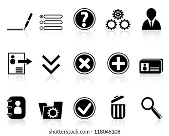 Black internet Account Settings icon
