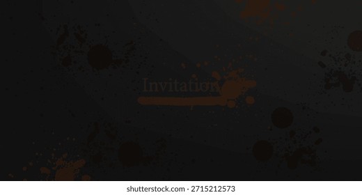 Cartão de convite preto com padrão de ouro digital abstrato. Vetor de ouro premium para convite formal, Cartão presente, voucher de luxo, banner de negócios lux, certificado de presente de prestígio