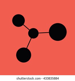 Black ion icon vector illustration