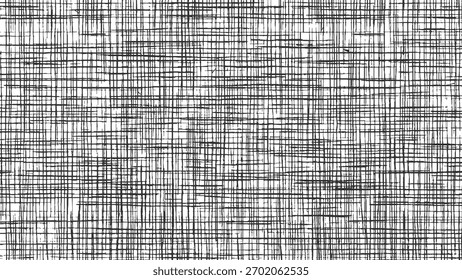 Las líneas irregulares negras forman un patrón de cuadrícula sobre un fondo blanco con una textura áspera.