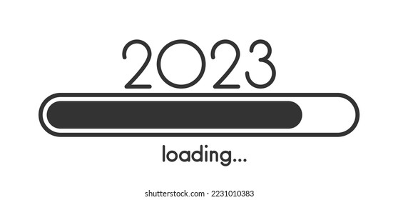 Schwarz einzeln 2023 Ladeleiste auf weißem Hintergrund.