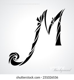 Letter M Tattoo Images Stock Photos Vectors Shutterstock