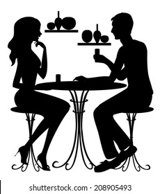 15,866 People silhouette cafe Images, Stock Photos & Vectors | Shutterstock