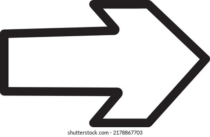 icono de vector aislado negro. Flecha. Flecha vectorial 3.eps

