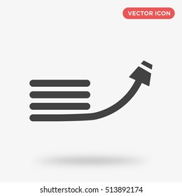 Black Isolated water pump vector icon on white background