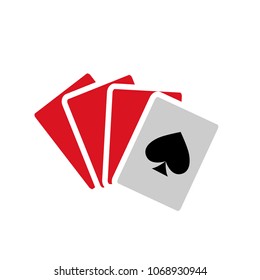 Black jack icon or sign
