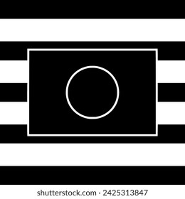 black japan silhouette or flat stripes illustration of flag logo japanese for national with nation icon and country shape patriotic as texture to freedom