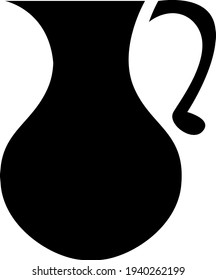 Yuga negra, ilustración, vector sobre un fondo blanco