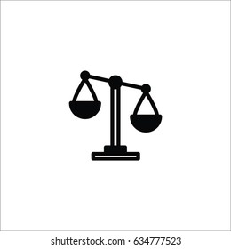 Black Justice scale icon