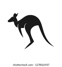 Black Kangaroo Character Design Stock Vector (Royalty Free) 1278561937 ...