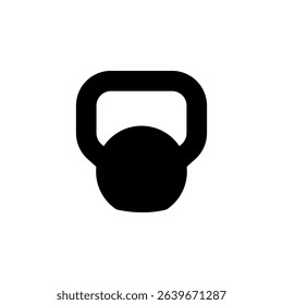 Black kettlebell icon. Weights icon, various kettlebells. Vector illustration of kettlebell. Fitness kettlebell. Vector weights