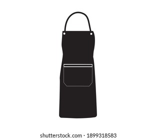 Esponja de cocina negra. uniforme del chef para la plantilla de vectores de cocina