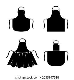Aparatos de cocina negros de diferentes formas. Ver delante. Ilustración vectorial aislada
