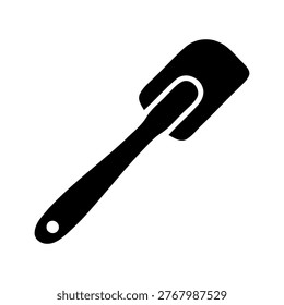 A black kitchen spatula utensil tool