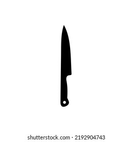 black knife vector stock illustration