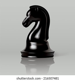 black knight chess piece