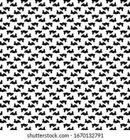 Black knot marks on white background. Simple decorative pattern.