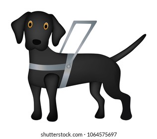 Black Labrador Guide Dog