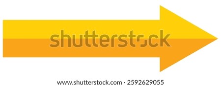 Black large arrow pointing right. Bold thine long arrow. Straight long horizontal bold arrow pointer. Vector illustration.