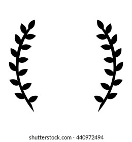 black laurel wreath