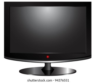 Black lcd tv